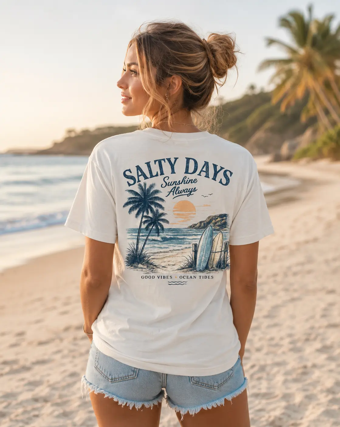 Women's Short-Sleeve Soft Cotton T-Shirt - Casual, Round Neck/Crew Neck, Softstyle Design