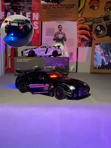 Sports Car Alarm Clock Hyper Car Alarm Clock.Spray Supercarwith Engine Sound & Light EffectAlarm Clock, Sports Car AlarmClock Ornament, Holiday Gift.