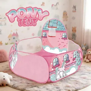 Kids' Foldable Play Tent | Durable Ball Pit, Large Pop-Up Playpen | Perfect Holiday Gift & Beach Toy | Balls Not Included