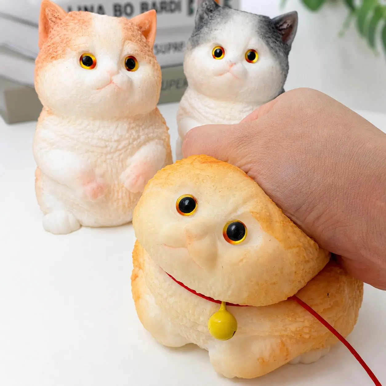 [Restock] Taba Squishy Siamese Cat Toy, Soft Handmade Cute Stress Relief Squeeze Toy (8×8×12.5 cm), Viral Kawaii Desk Decoration & Gifting Option, dealsforyoudays, summerwins, DFYD