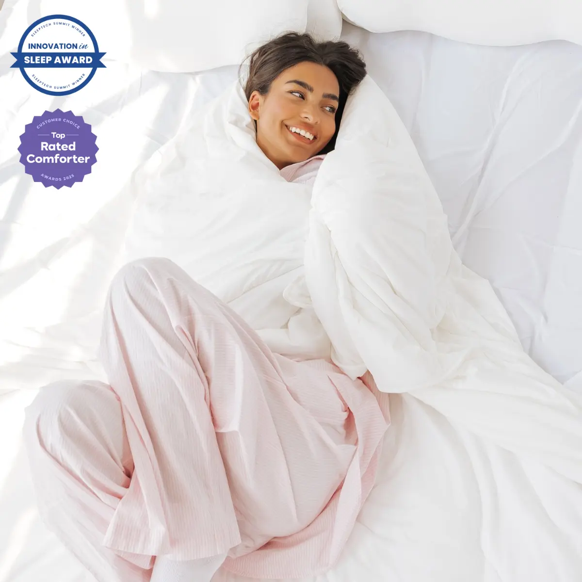 Mellow Sleep | CloudCool Cooling Comforter - Lightweight Breathable with Dual-Sided Silk Smooth & Cloud Soft Knit for Instant Cool Relief Mellow Sleep | CloudCool Cooling Comforter - Lightweight Breathable with Dual-Sided Silk Smooth & Cloud Soft Knit for Instant Cool Relief