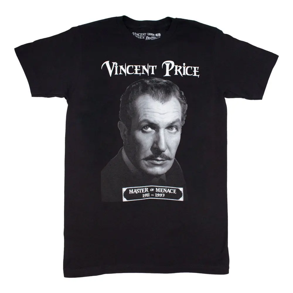 Vincent Price In Memoriam T-shirt Graphic Soft