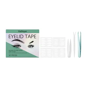 Eelhope Double Eyelid Tape Set Eye Makeup Skin Tone Self-Adhesive Firm Natural Comfortable Gentle Breathable