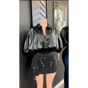 Bambi Leather Cropped Jacket