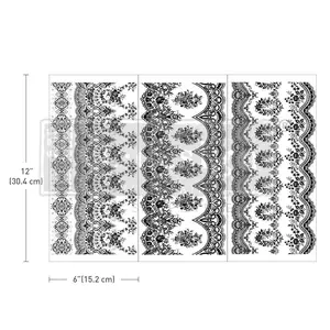 Redesign With Prima Small Transfers - Vintage Wallpaper II - 3 sheets, 6"x12" 655350657680