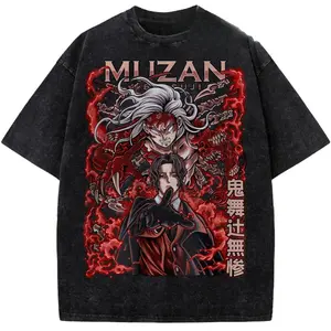 Muzan Kibutsuji Graphic Shirt, Demon Slayer Anime Vintage Shirt, Gift for Men, Gift for Women, Crew Neck T-shirt, Trending T-shirt