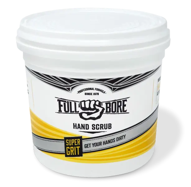 Super Grit 4 gallon pail (Formerly Tough Scrub) Detergent Based Grit Soap with Pumice Scrubbers. Works hard on grease, paint, poison Ivy, oils.