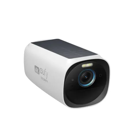 eufy Security eufyCam 3 Add-on Camera, Wireless Outdoor 4K Camera, Forever Power with Solar Panel, Face Recognition AI, Expandable Local Storage, Spotlight, Requires HomeBase 3, Home Security System｜Spingtok