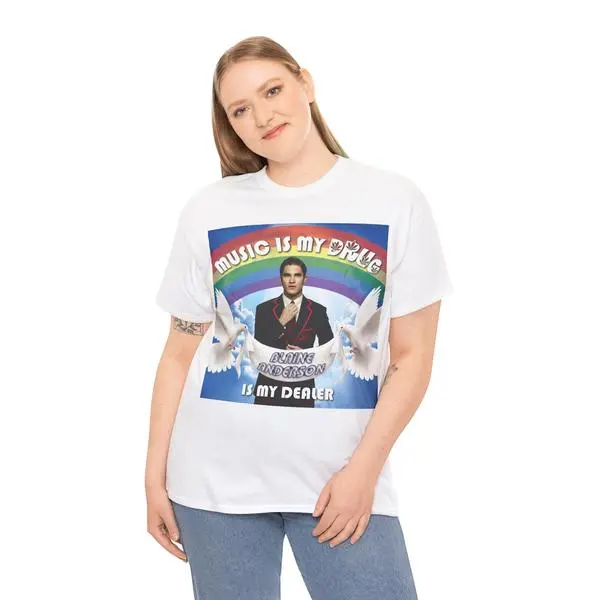 Glee Merch Blaine Anderson Glee Shirt Vintage Graphic Unisex T-Shirt Gift for Men and Women