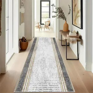 Modern Minimalist Luxury Long Strip Carpet, Ultra Soft Washable Boho Runner Rug, Decorative Area Rug for Hallway Bedroom Living Room Balcony Kitchen Entrance, Home Decor Rugs