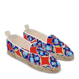 ‘American Dream Red’ Unisex Espadrille Loafers