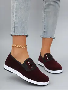 Women's Fall New Casual Sneakers Breathable Comfortable Durable Lightweight Slip-On Driving Shoes, Sporty Mesh Upper for Daily Wear