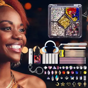 DIY Tooth Gem Kit,Professional DIY Tooth Gem Kit,Teeth Jewelry Starter Kit,Fashionable Crystal for Teeth Sweet Smile Gems Oral Orthodontic Accessories