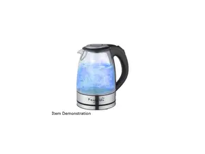 MegaChef MGKTL-1761 1.7Lt. Glass and Stainless Steel Electric Tea Kettle