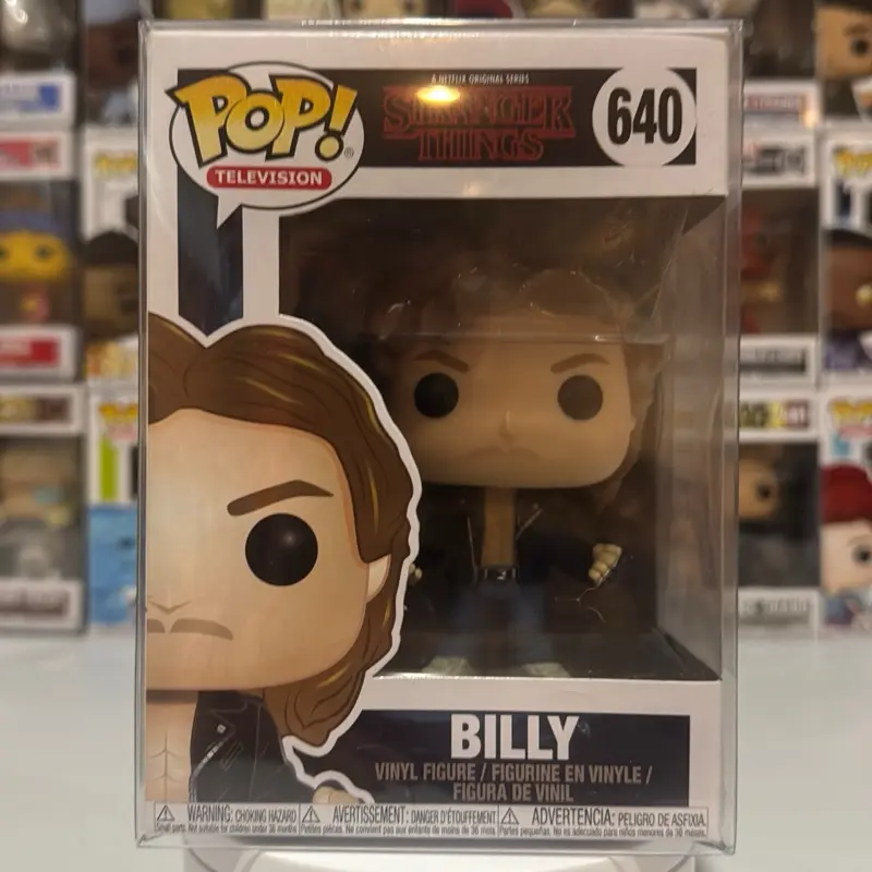 Billy - Stranger Things Funko Pop Figurine & Miniature Toy, Single Doll,