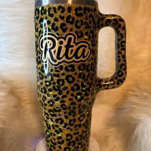 Leopard Print Dolly Tumbler