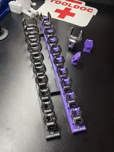 Crowfoot Wrench Holders w/ ID Numbering - 3/8" Drive Crowfoot & Flank Drive Organizers / Toolbox Organization