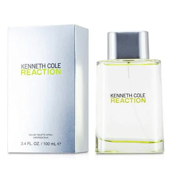 Kenneth Cole Reaction Eau de Toilette Spray Cologne for Men Juicy Lime Crisp Green Apple Patchouli Citrus Green Woody Fragrance Fresh Energetic Scent