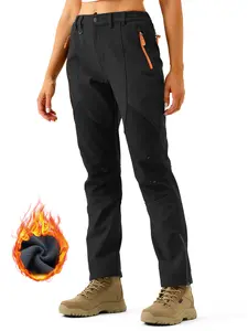 Snow Ski Pants Women Waterproof Softshell Insulated Fleece Lined for Winter Outdoor Activities Hiking & Snowboarding