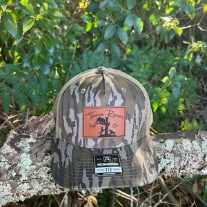 Treed Bear Dog Hunting Patch - Richardson 112 Trucker Snapback Hat