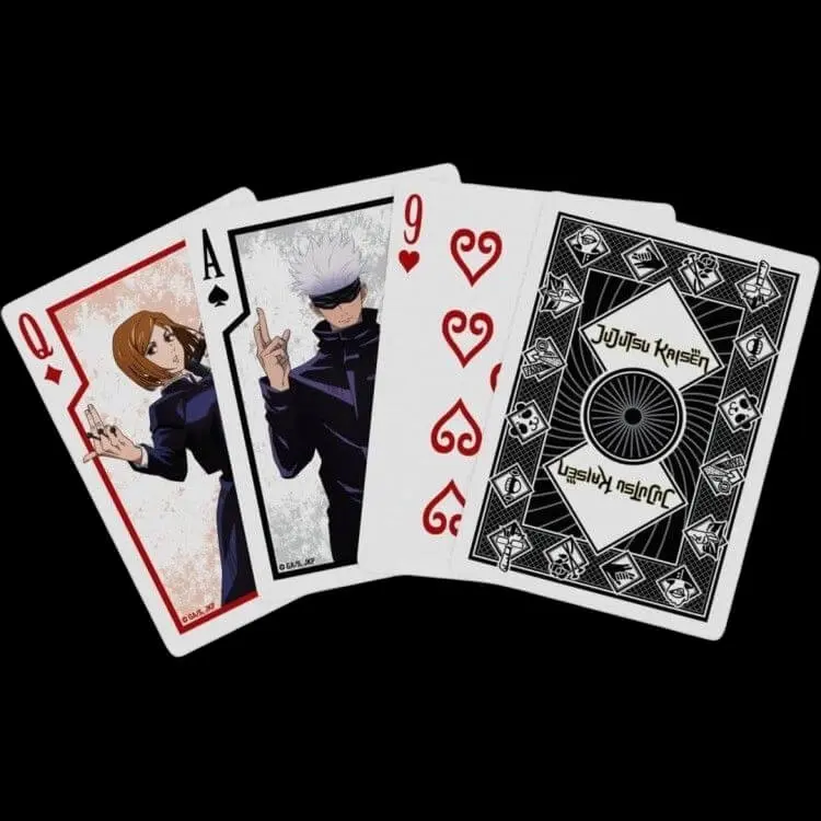 Jujutsu Kaisen Playing Card Deck, Anime Manga Art, Gojo Nobara Collectible Poker Cards