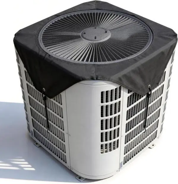 28 inches × 28 inches outdoor dustproof mesh, suitable for central air conditioning units; durable mesh cover for air conditioner condensers and compressors—breathable protective cover for outdoor units, suitable for all seasons, protects outdoor home equ