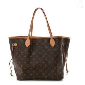 Pre-owned Louis Vuitton Coated Canvas Tote Bags Monogram Neverfull MM
