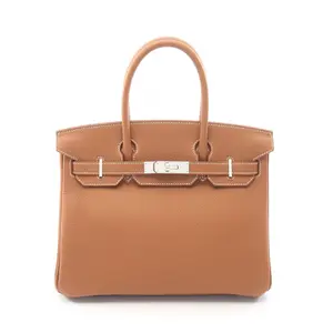 Pre-owned HERMÈS Calfskin Shoulder Bags Hermes Birkin30 Togo