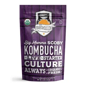 Big Momma Kombucha SCOBY - USDA Certified Organic Live Kombucha Starter Culture - 15 oz