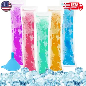 100 Popsicle Bags Sealable BPA-free - 230ml