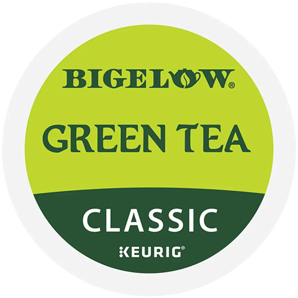 Bigelow Green Tea - Keurig K-Cup Pods - Green Tea - Green Blend Earthy Flavors - Single Serve Tea Drinks - High Box Count