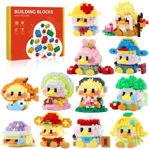 Mini Panda Building Blocks for Kids 6+ | Adorable Panda & Duck Character Activity Models | Fun Construction Playsets with  Animal Kits
