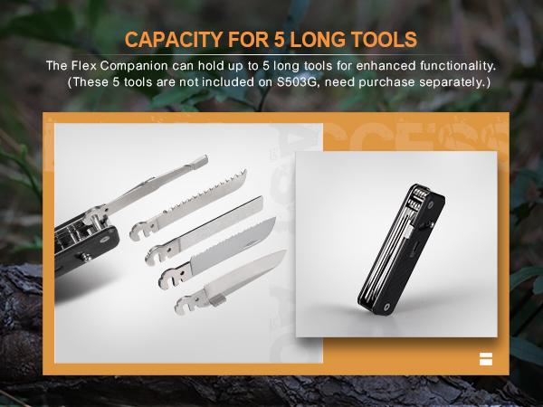 ROXON Flex Companion (S503G) - Modular Multitool with D2 Steel Knife & Interchangeable Blades - DIY EDC Gear ROXON Flex Companion (S503G) - Modular Multitool with D2 Steel Knife & Interchangeable Blades - DIY EDC Gear