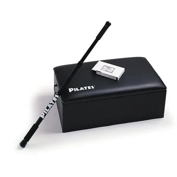 Stamina 05-0025 Pilates Box and Pole, 26.0 x 15 x 10 inches, Easy Portability, Enhances Pilates Exercises, Boosts Greater Flexibility, Handles On Both Ends Of Box, Instructional Video