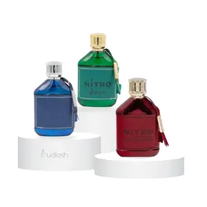 Habibi Bundle | Nitro | Red Intensely + Blue + Green | Men's Fragrance | 100 ML | Eau De Parfum | Orange Blossom - Cinnamon & Sage
