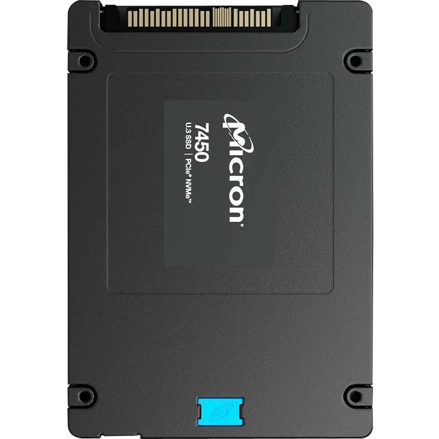 Micron 7450 PRO 960GB 2.5" U.3 Interface PCIe NVMe 4.0 x4 Internal Solid-State Drive, Compact Form
