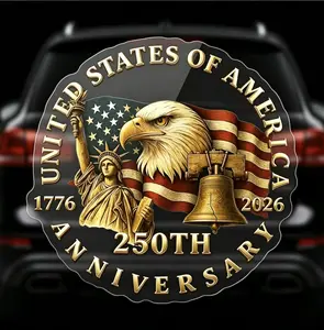 250th America Anniversary Car Window Decals - Patriotic Stickers 250 America Merchandise Vinyl Decal Car,Truck,SUV,Laptop-1776-2026 Bumper Sticker - 250 Years USA 4th of July