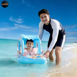 Inflatable Water Toy Pool Floating Boat Pool Tube Ring Toy Summer Beach Treasure Inflatable Swimming Float Kids Pool Float