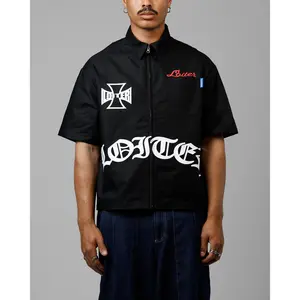Loiter Chopper Work Shirt Black