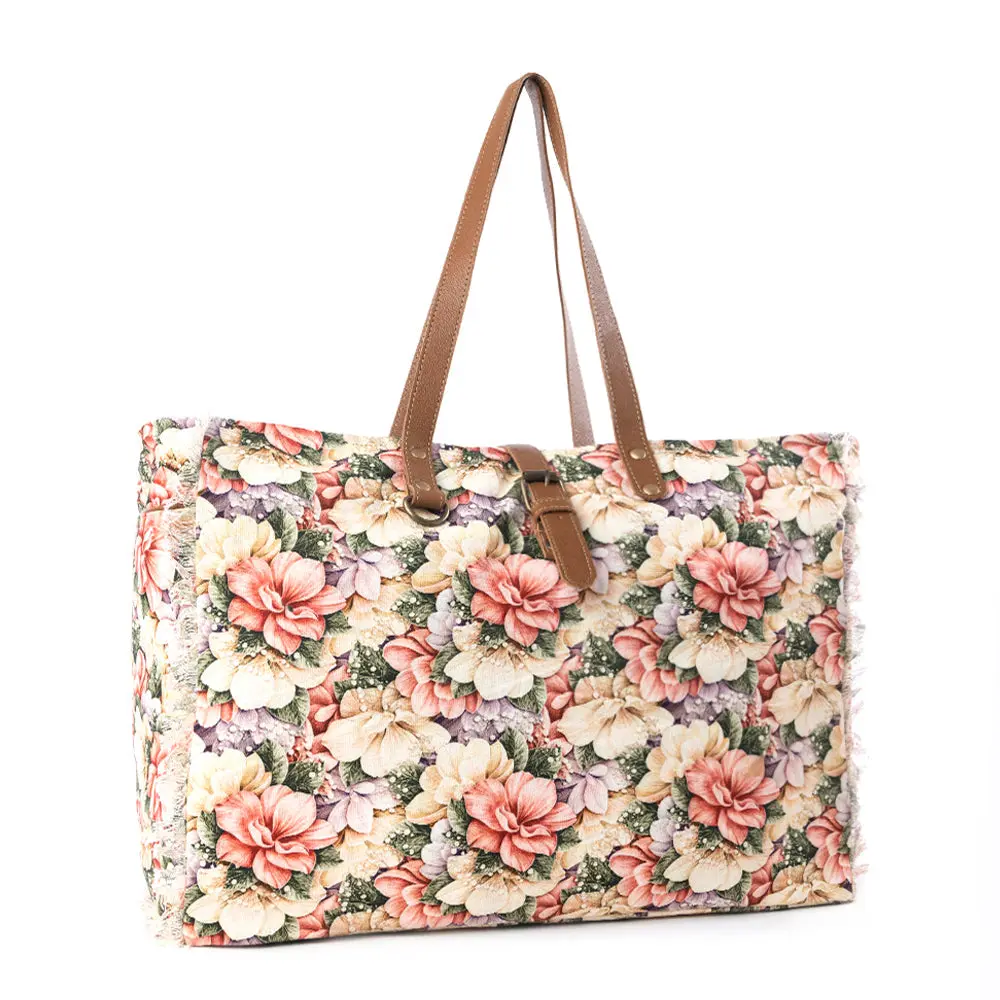 Myra Meadow Crest Weekender Bag in Floral Multi - TikTok Shop display picture 1