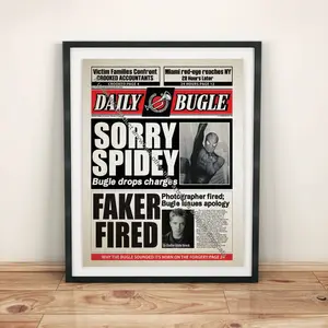 Daily S-M Movie Sorry Spidey S-M Wall Art Poster Vintage Daily S-M Movie Sorry Spidey S-M Wall Art Poster Vintage