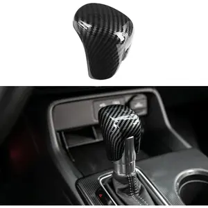 Interior Center Console Gear Shift Knob Trim Cap Compatible with Honda Civic 2022-2026, Accord 2018-2026, CR-V HR-V 2023-2026, Shifter Knob Decoration Accessories