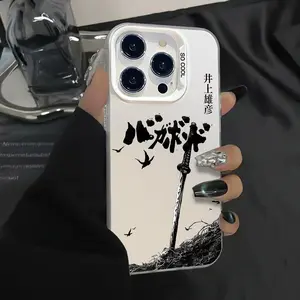 Japanese Katana Phone Case Stylish TPU Phonecases for iPhone 17 16 15 14 13 12 11 Pro/Max/Plus Shock-proof Anti-fingerprint Anti Fall Matte Back Cover
