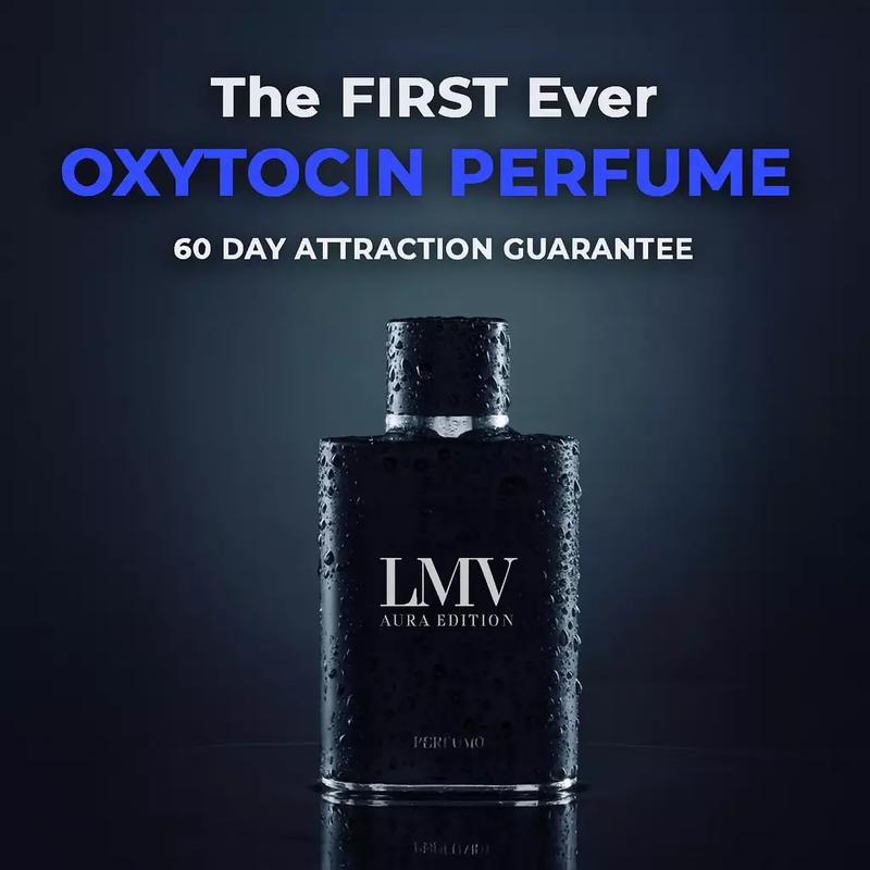 LMV AURA Cologne For Men, Enhance Social Attraction & Confidence, Fresh, Woody,Valentine's Day gift ideas.