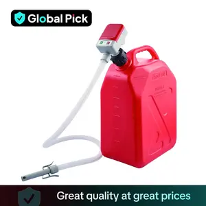 Automobile Nozzle Fuel Pump Tool with Pipe, Small Portable Vehicle Fuel Pump for Automobiles, Motorcycles, Lawn Mowers, Chainsaws, Agricultural Equipment, Car Repair Tool(AA Batteries Required) Tire Inflator Tool