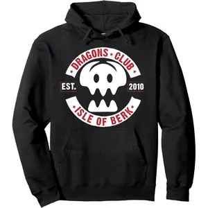 Men's Hoodies Men's Hoodie How to Train Your Dragon 3 Dragon Club Long Sleeve Pocket Pullover Sweatshirts S-3XL