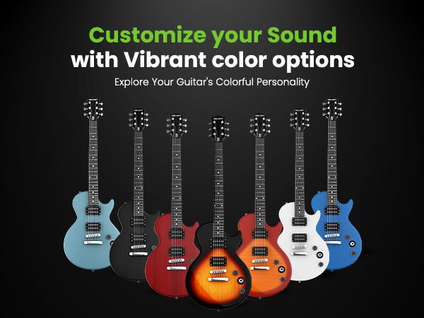 GearIt Valley Series 39" Electric Guitar Set with 10W Rechargeable Bluetooth Amp, H-H Pickups, Coil Split, All-Inclusive Starter Kit - Portable GearIt Valley Series 39" Electric Guitar Set with 10W Rechargeable Bluetooth Amp, H-H Pickups, Coil Split, All-Inclusive Starter Kit - Portable