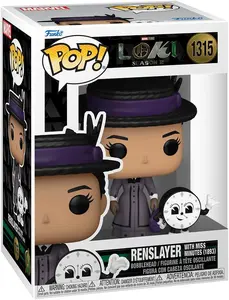 Funko POP! & Buddy: Loki - Renslayer & Miss Minutes - Collectable Vinyl Figure - Gift Idea - Official Merchandise - for Kids & Adults - TV Fans - Bobblehead - Premium Vinyl Material - Model Figure for Collectors and Display - Size 3.75 Inches