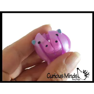 Animal Ball Bracelets - Transforms from Animal into a Stretchy Bracelet Jewelry Party Favor