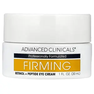 Advanced Clinicals Firming Retinol + Peptide Eye Cream, 1 fl oz (30 ml)